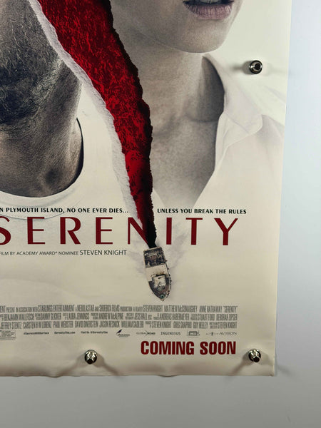 SERENITY 2018 Original Advance Movie Poster 27x40 DS Rolled Matthew McConaughey Anne Hathaway