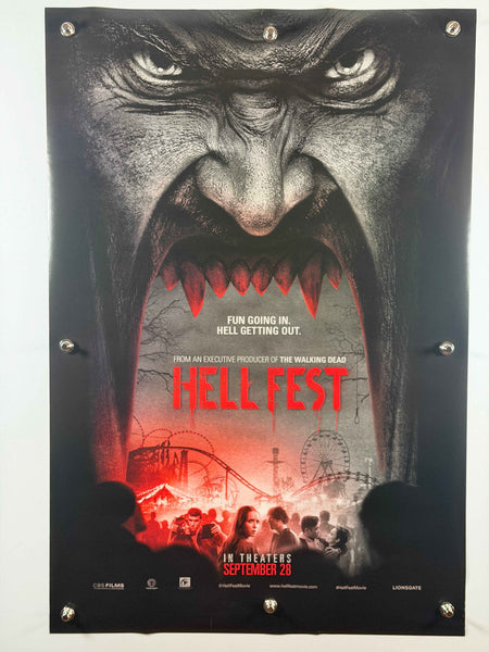 HELL FEST 2018 Original Movie Poster 27x40 DS Rolled Horror Slasher