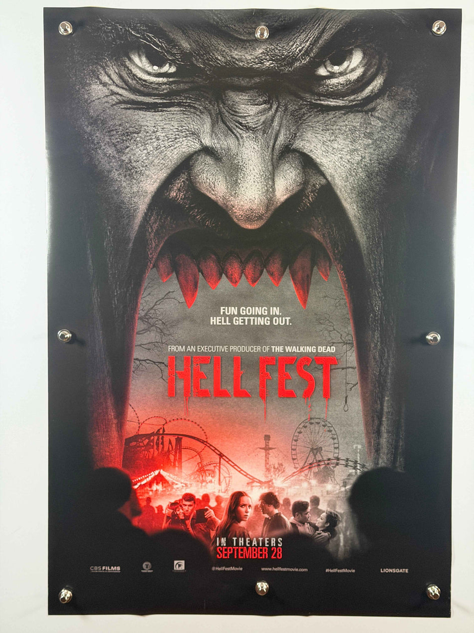 HELL FEST 2018 Original Movie Poster 27x40 DS Rolled Horror Slasher