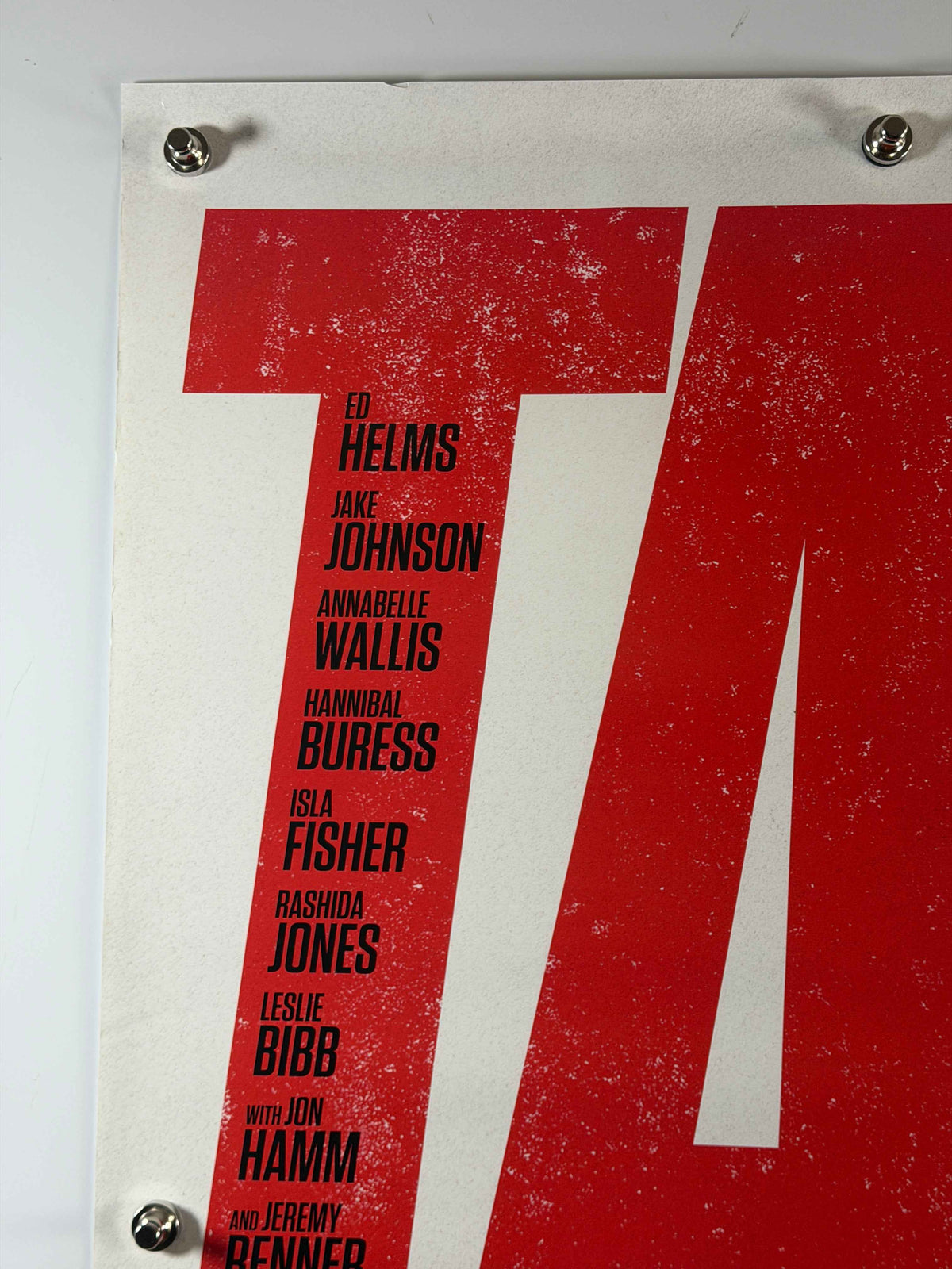 TAG 2018 Original Movie Poster 27x40 DS Rolled Jeremy Renner Jon Hamm