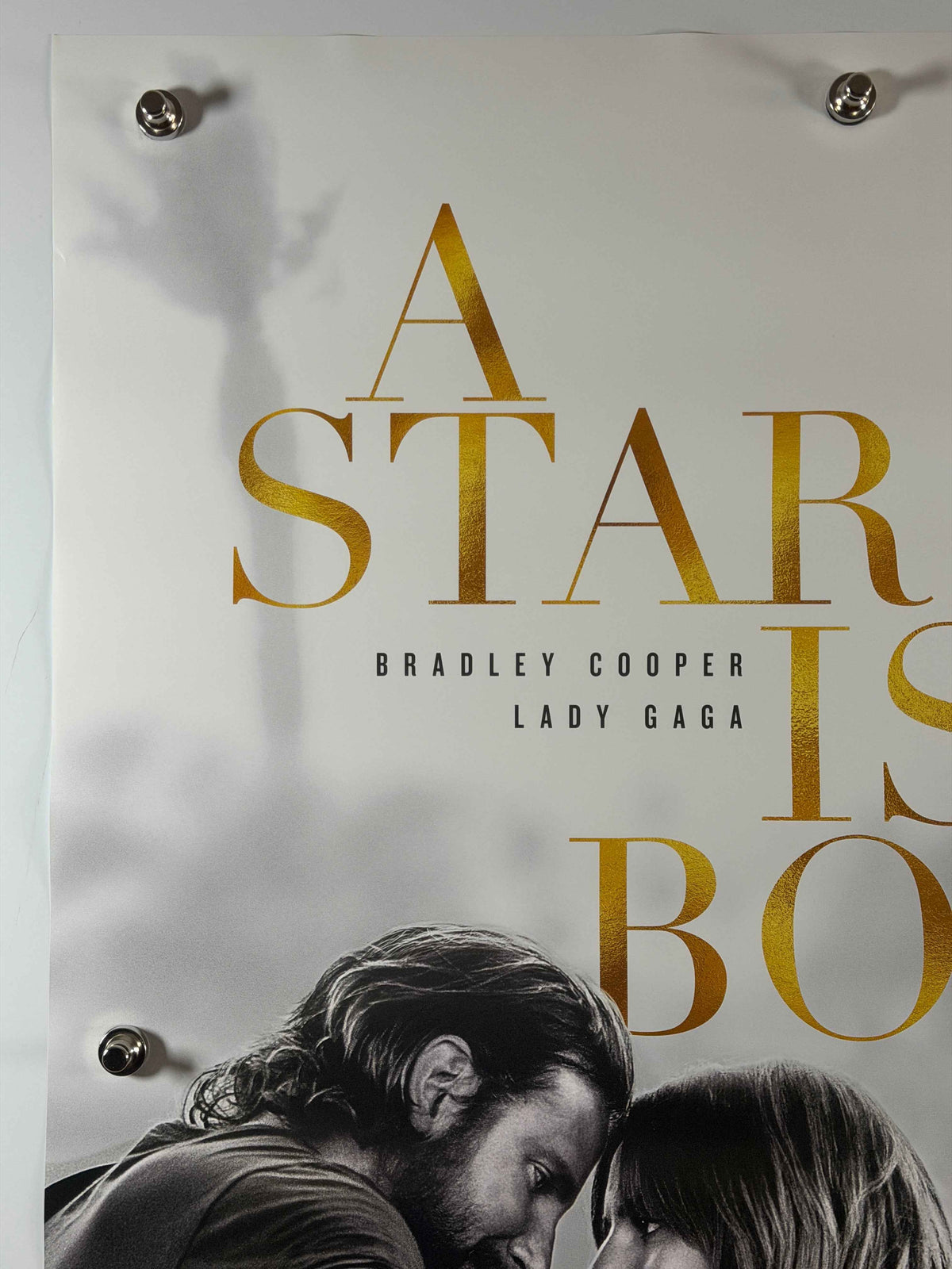 A STAR IS BORN 2018 Original Advance Movie Poster 27x40 DS Rolled Bradley Cooper Lady Gaga