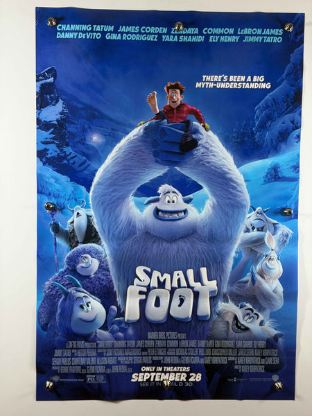 SMALLFOOT 2018 Original Movie Poster 27x40 DS Rolled Channing Tatum Zendaya
