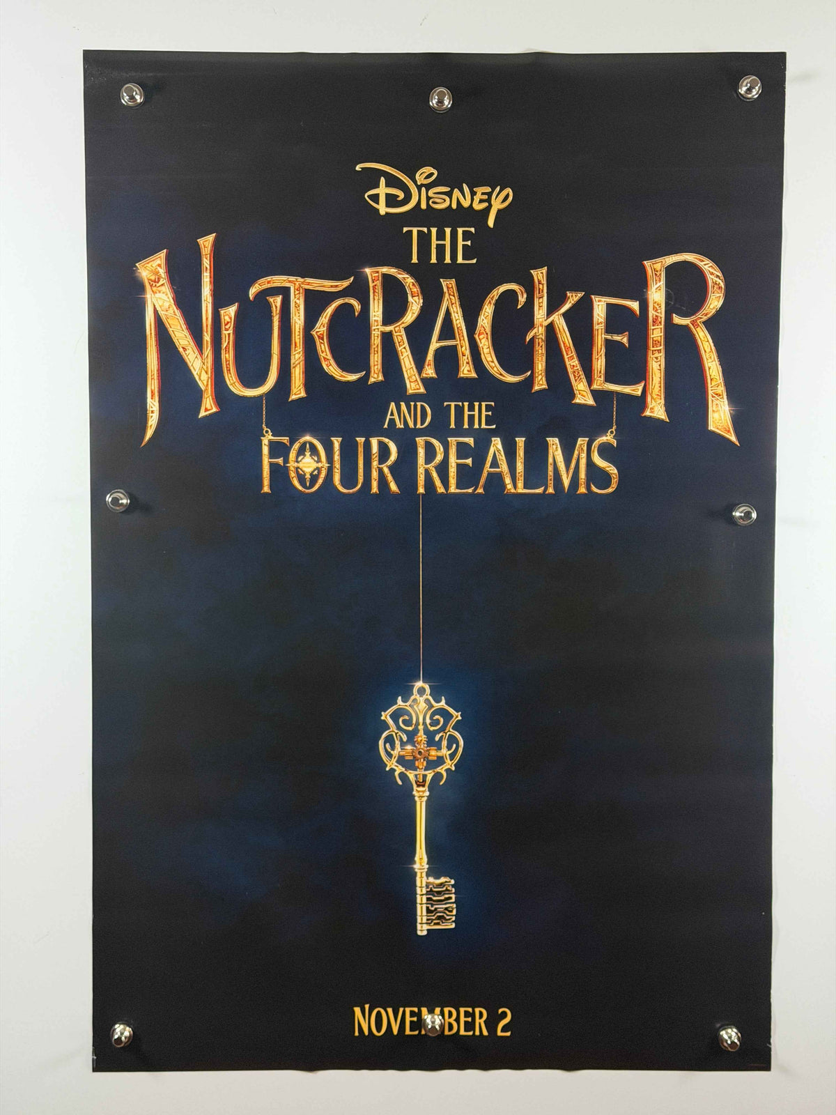 THE NUTCRACKER AND THE FOUR REALMS 2017 Original Teaser Movie Poster 27x40 DS Rolled Disney