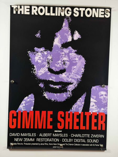 GIMME SHELTER 2006 Original 35mm Restoration Movie Poster 27x40 DS Rolled The Rolling Stones