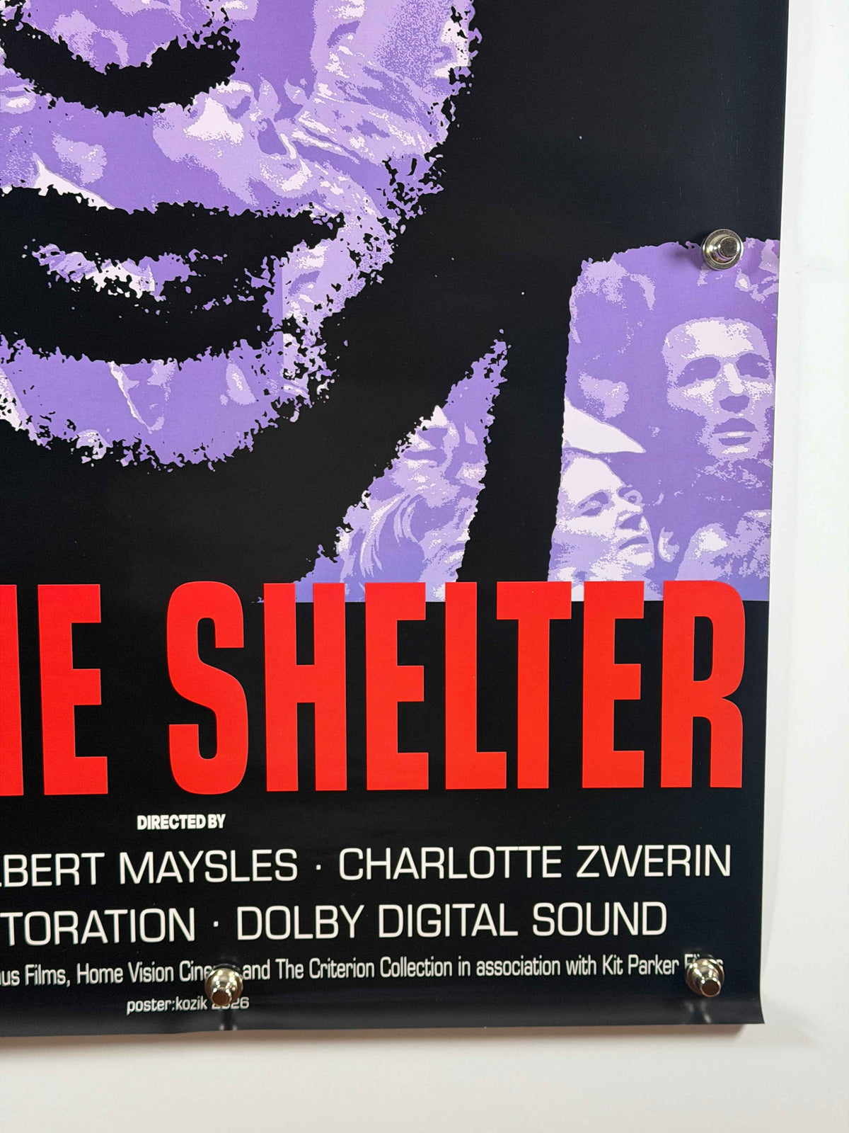 GIMME SHELTER 2006 Original 35mm Restoration Movie Poster 27x40 DS Rolled The Rolling Stones