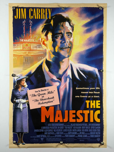 THE MAJESTIC 2001 Original Movie Poster 27x40 DS Rolled Poster Jim Carrey Frank Darabont