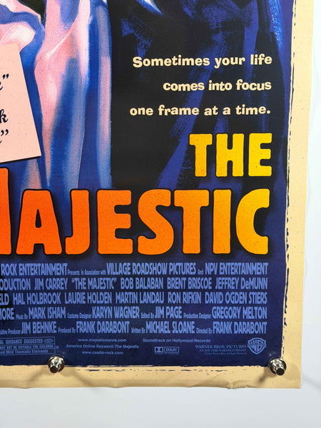 THE MAJESTIC 2001 Original Movie Poster 27x40 DS Rolled Poster Jim Carrey Frank Darabont
