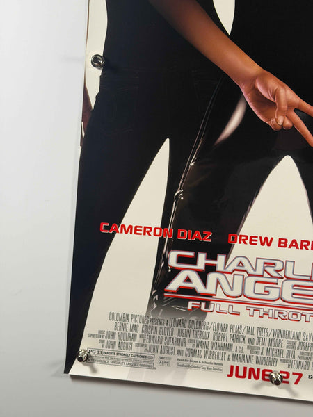 CHARLIE’S ANGELS: FULL THROTTLE 2003 Original Movie Poster 27x40 DS Rolled Cameron Diaz Drew Barrymore Lucy Liu