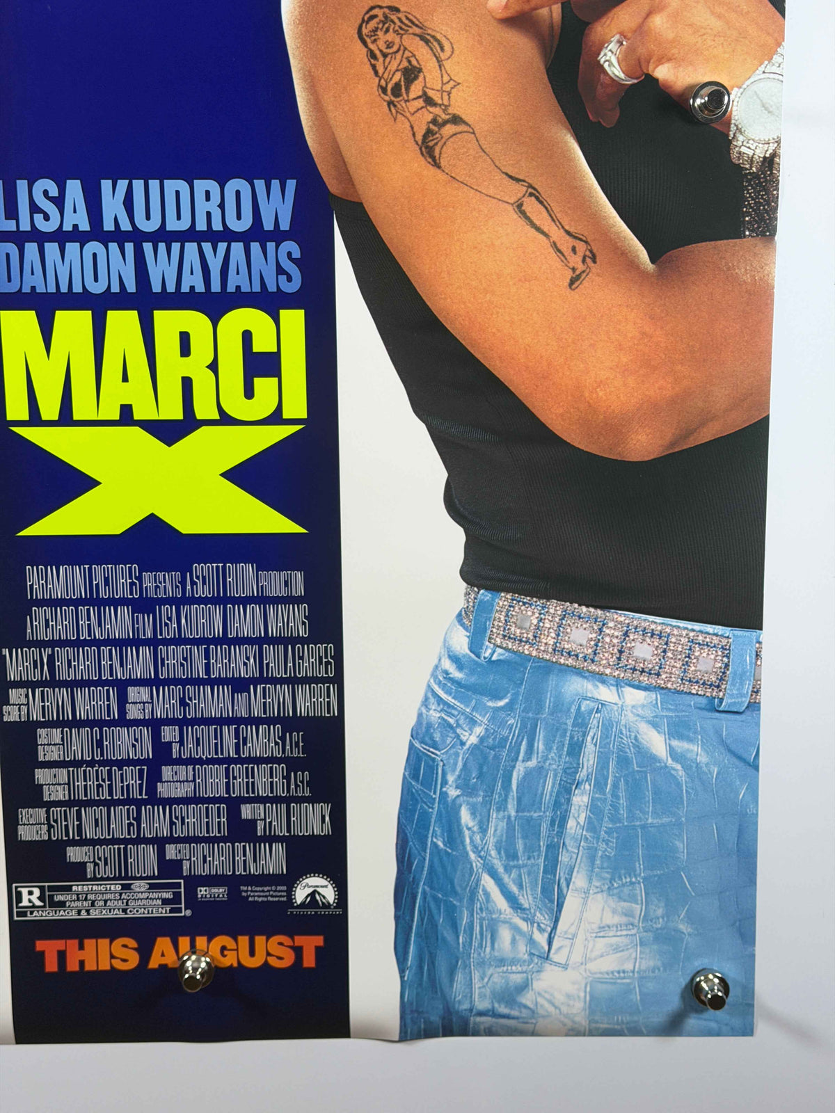 MARCI X 2003 Original Movie Poster 27x40 SS Rolled Lisa Kudrow Damon Wayans