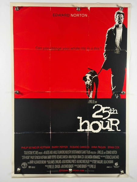 25TH HOUR 2002 Original Movie Poster 27x40 Rolled Edward Norton Spike Lee