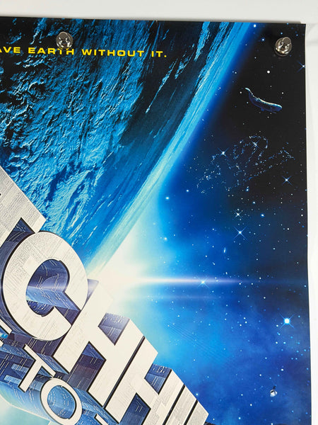 THE HITCHHIKER’S GUIDE TO THE GALAXY 2005 Original Movie Poster 27x40 Rolled DS Sam Rockwell Zooey Deschanel