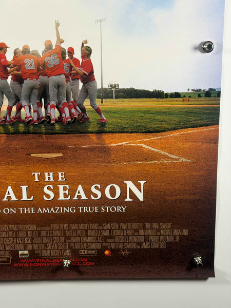 THE FINAL SEASON 2007 Original Movie Poster 27x40 DS Rolled Poster Sean Astin Powers Boothe