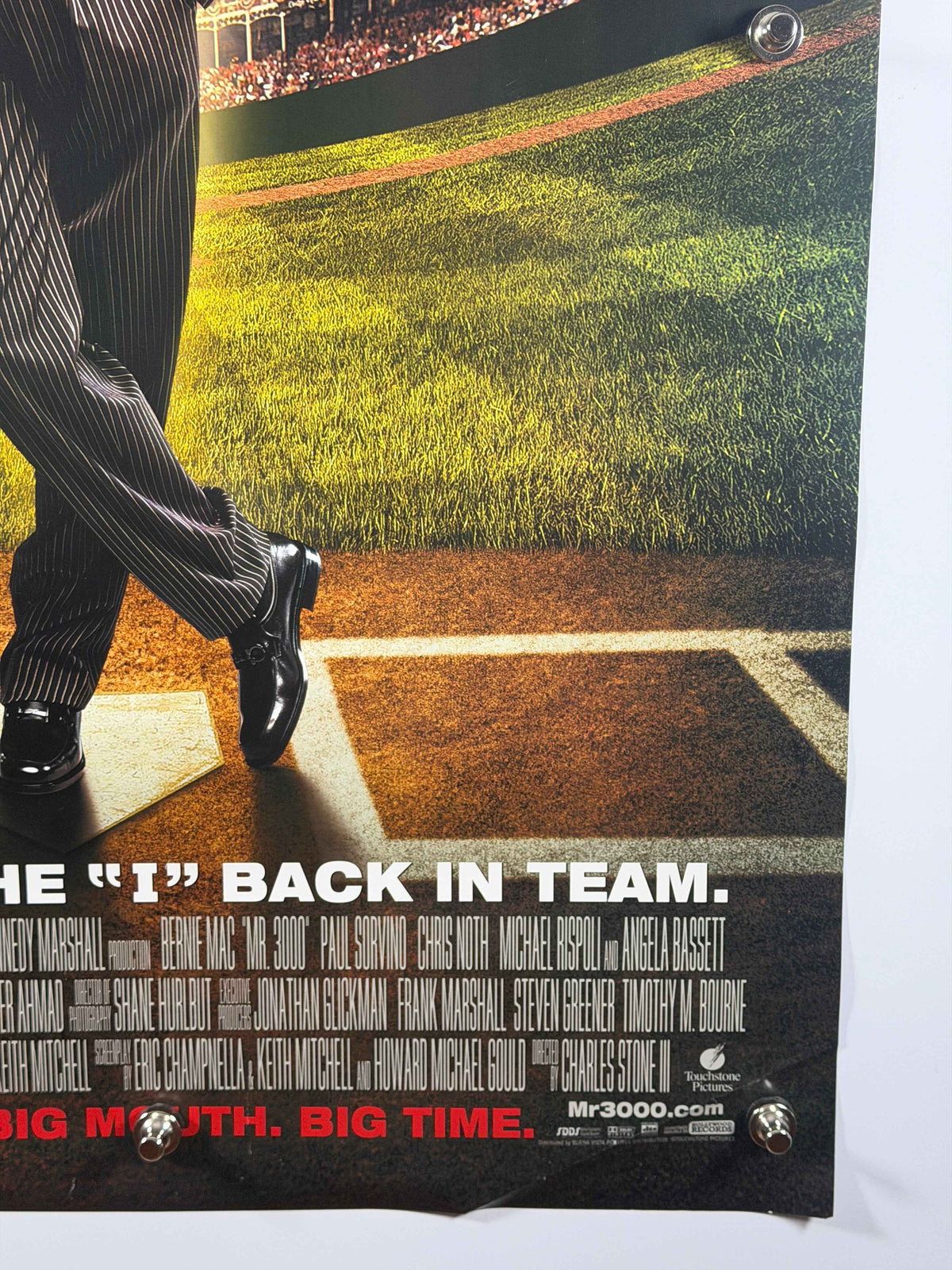 MR. 3000 2004 Original Movie Poster 27x40 DS Rolled Poster Bernie Mac Baseball Comedy