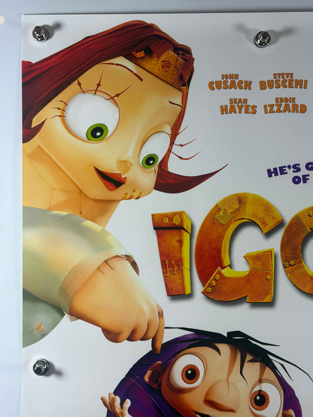 IGOR 2008 Original Movie Poster 27x40 DS Rolled John Cusack Steve Buscemi Animated Film