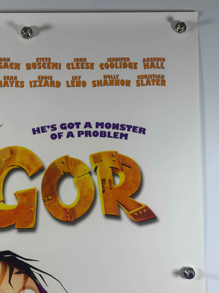 IGOR 2008 Original Movie Poster 27x40 DS Rolled John Cusack Steve Buscemi Animated Film