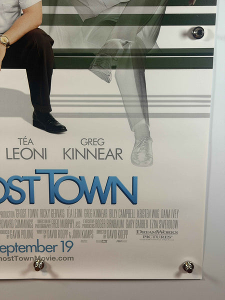 GHOST TOWN 2008 Original Movie Poster 27x40 Rolled Ricky Gervais Téa Leoni