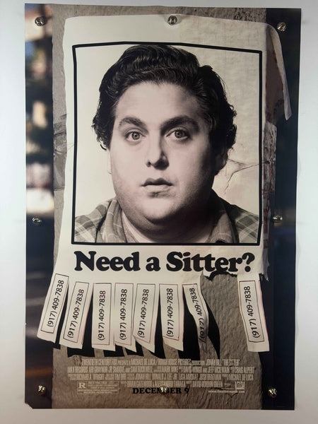 THE SITTER 2011 Original Movie Poster 27x40 DS Rolled Jonah Hill Need a Sitter