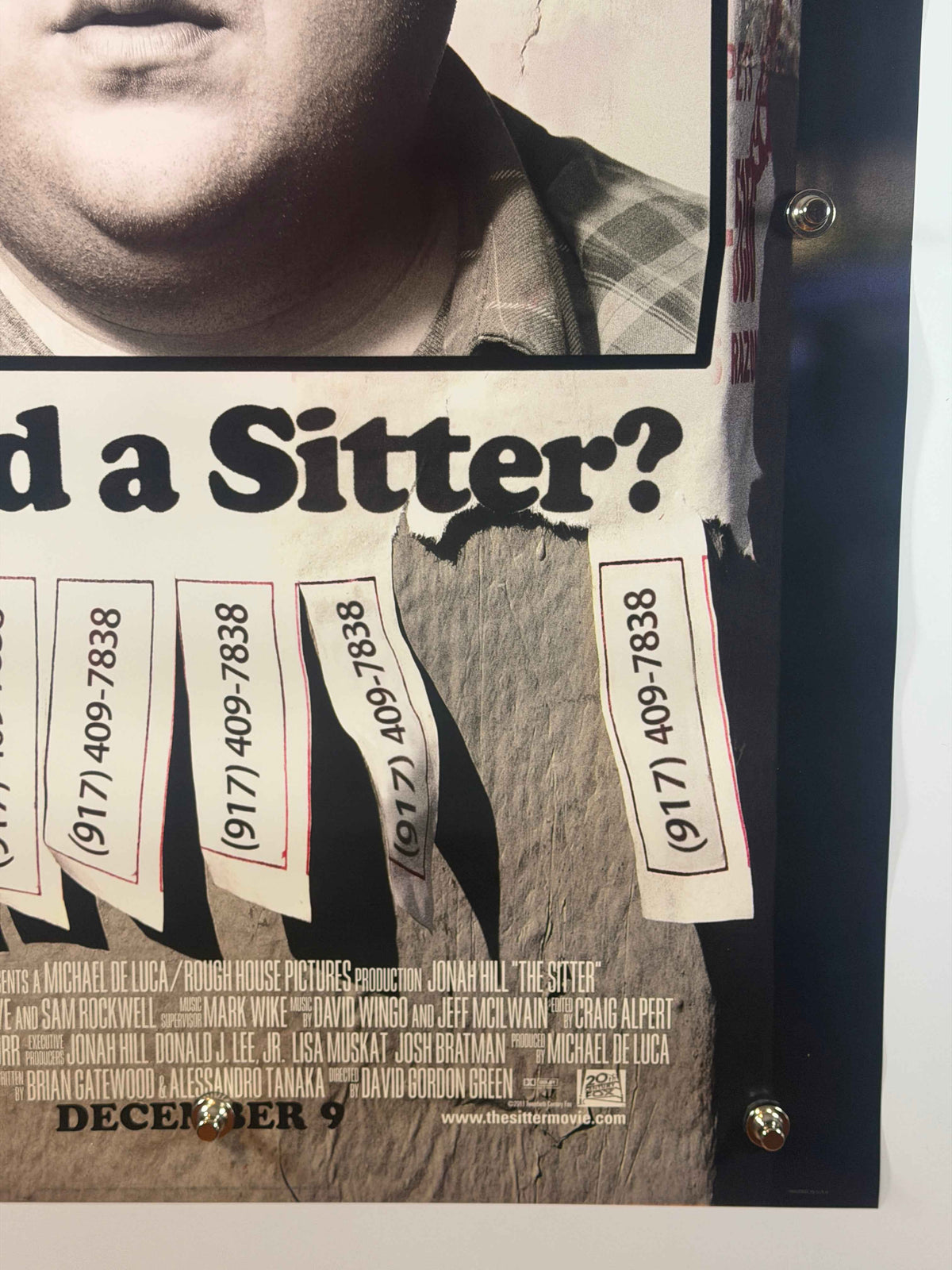 THE SITTER 2011 Original Movie Poster 27x40 DS Rolled Jonah Hill Need a Sitter