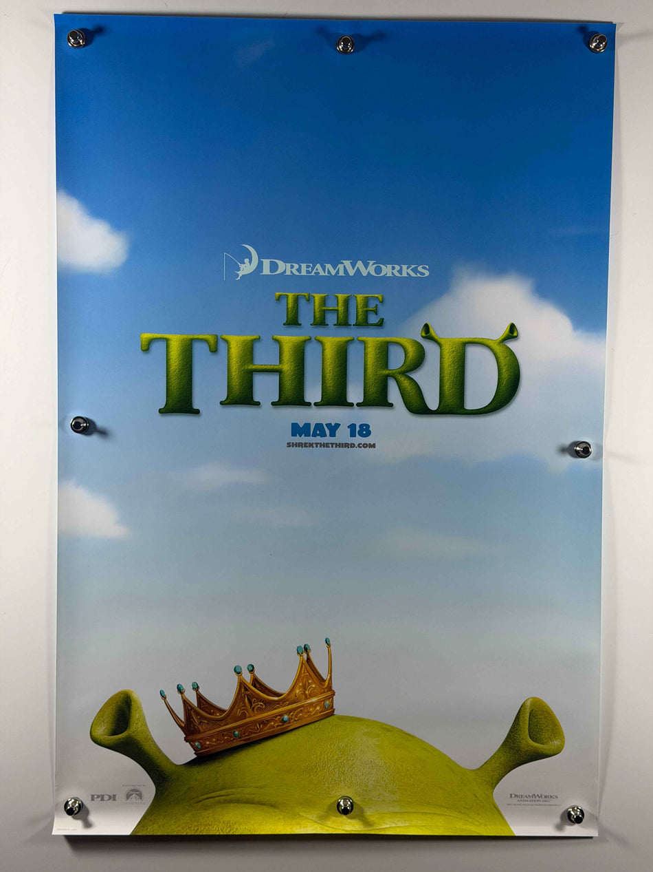 SHREK THE THIRD 2007 Original Movie Poster 27x40 DS Rolled DreamWorks Teaser Poster