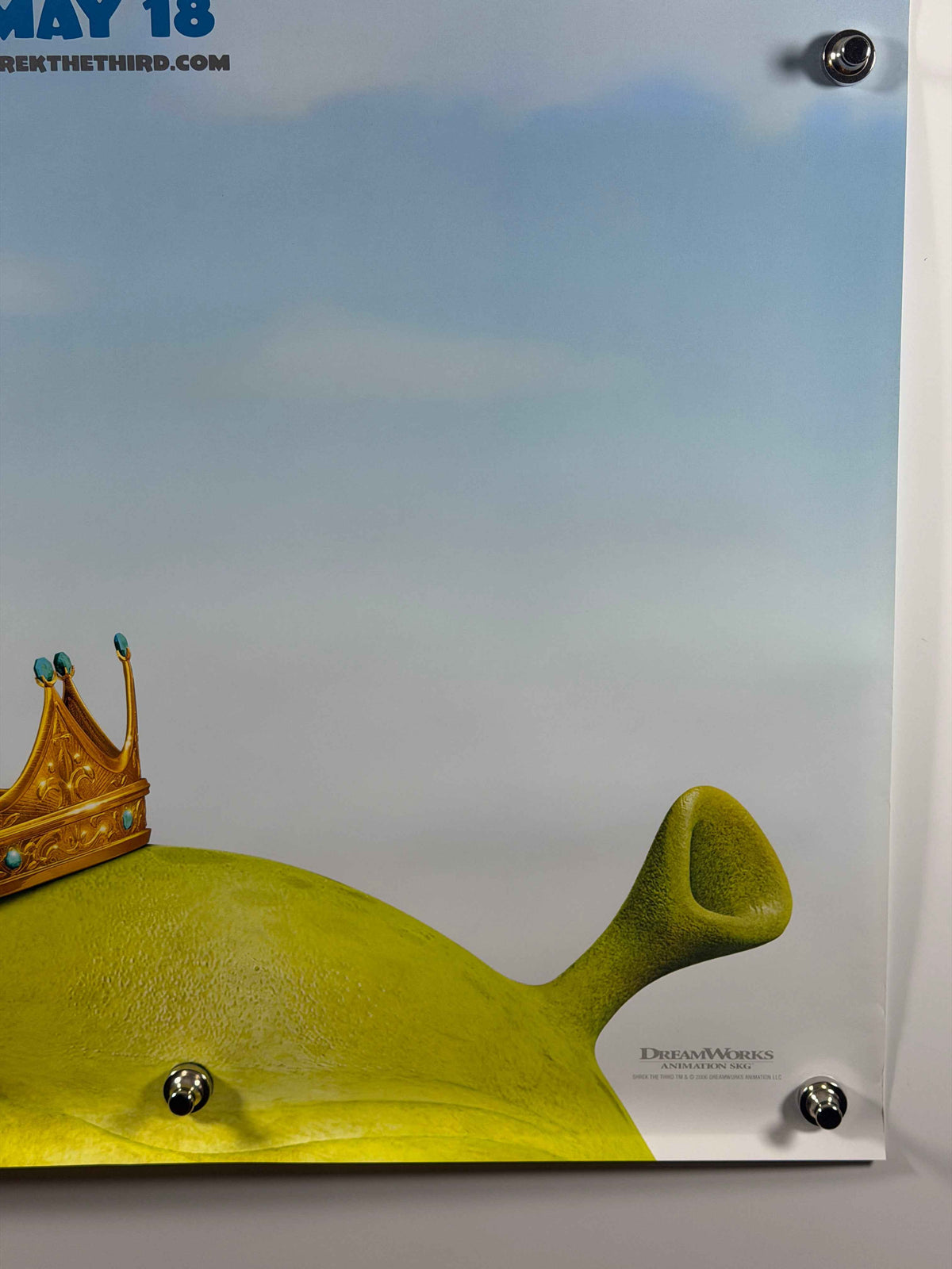 SHREK THE THIRD 2007 Original Movie Poster 27x40 DS Rolled DreamWorks Teaser Poster