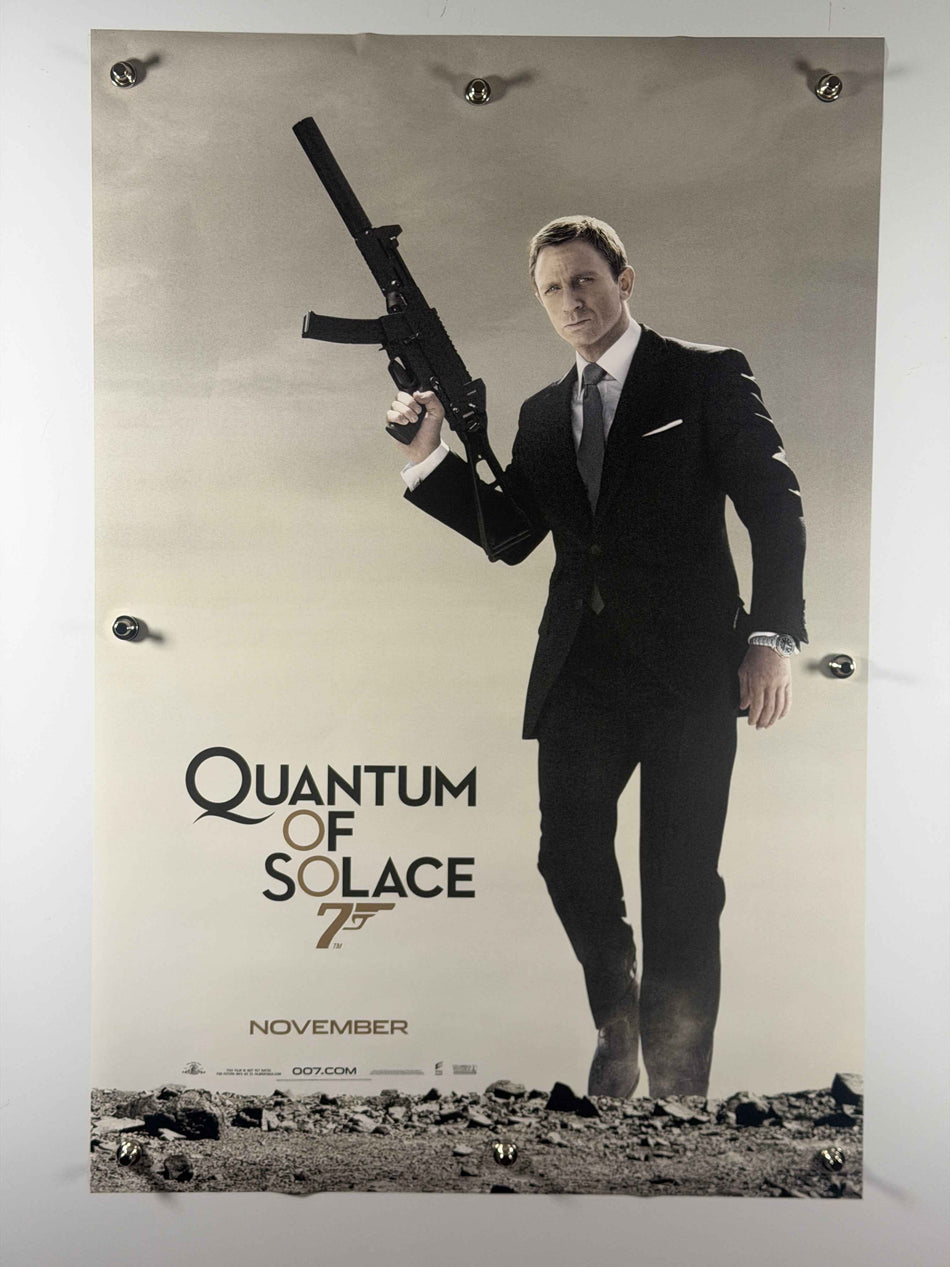 QUANTUM OF SOLACE 2008 Original Movie Poster 27x40 DS Rolled Daniel Craig James Bond