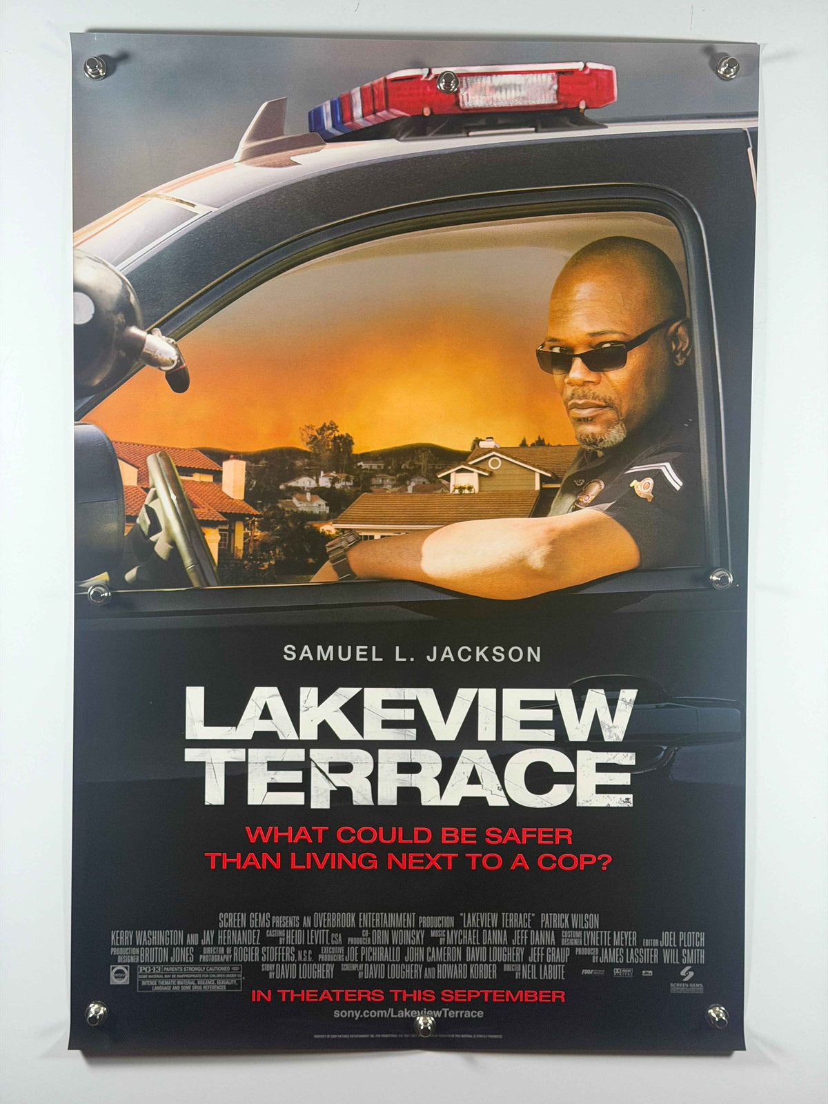 LAKEVIEW TERRACE 2008 Original Movie Poster 27x40 SS Rolled Poster Samuel L. Jackson