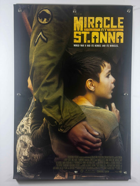 MIRACLE AT ST. ANNA 2008 Original Movie Poster 27x40 DS Rolled Advance Spike Lee WWII