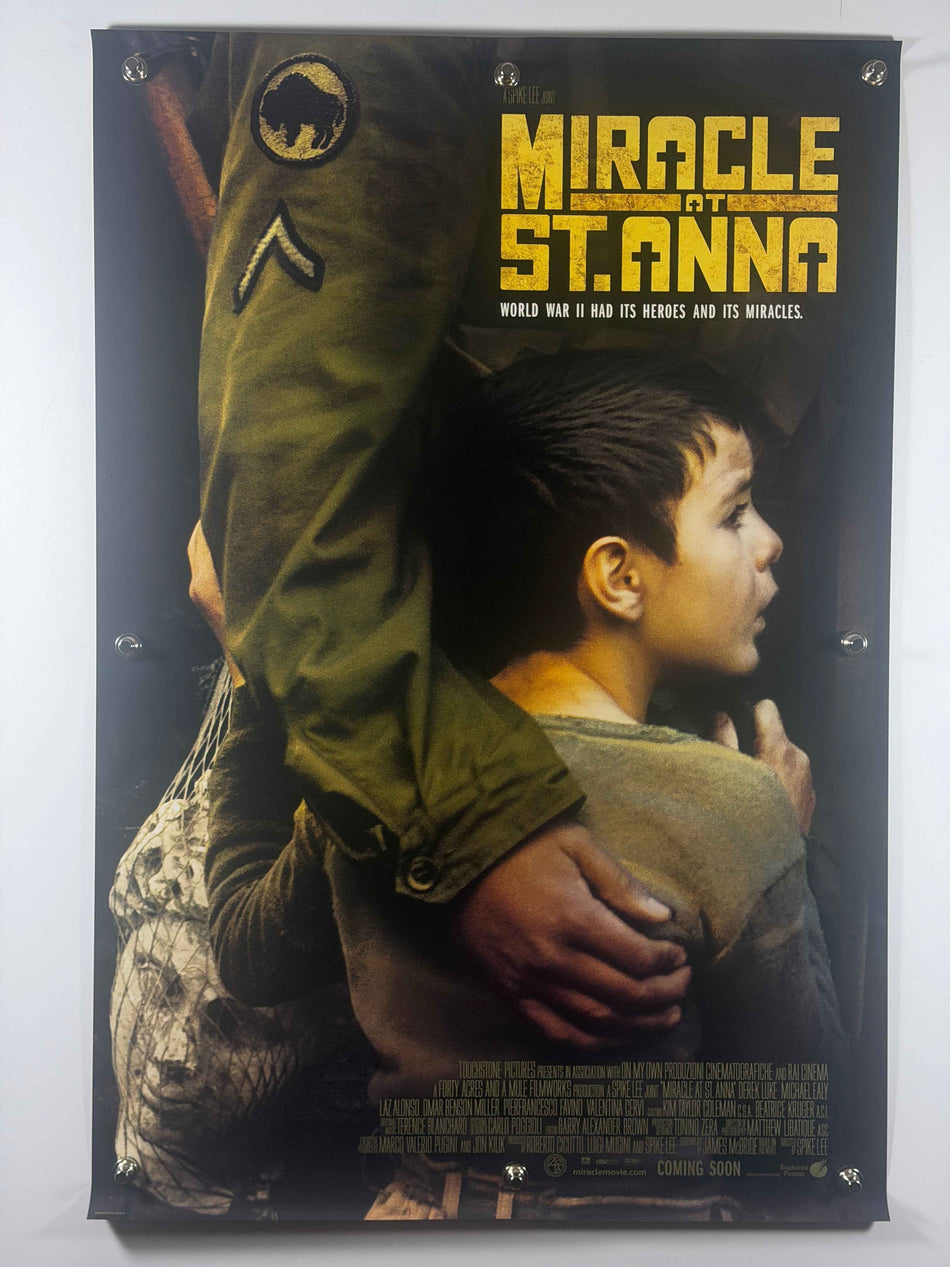 MIRACLE AT ST. ANNA 2008 Original Movie Poster 27x40 DS Rolled Advance Spike Lee WWII