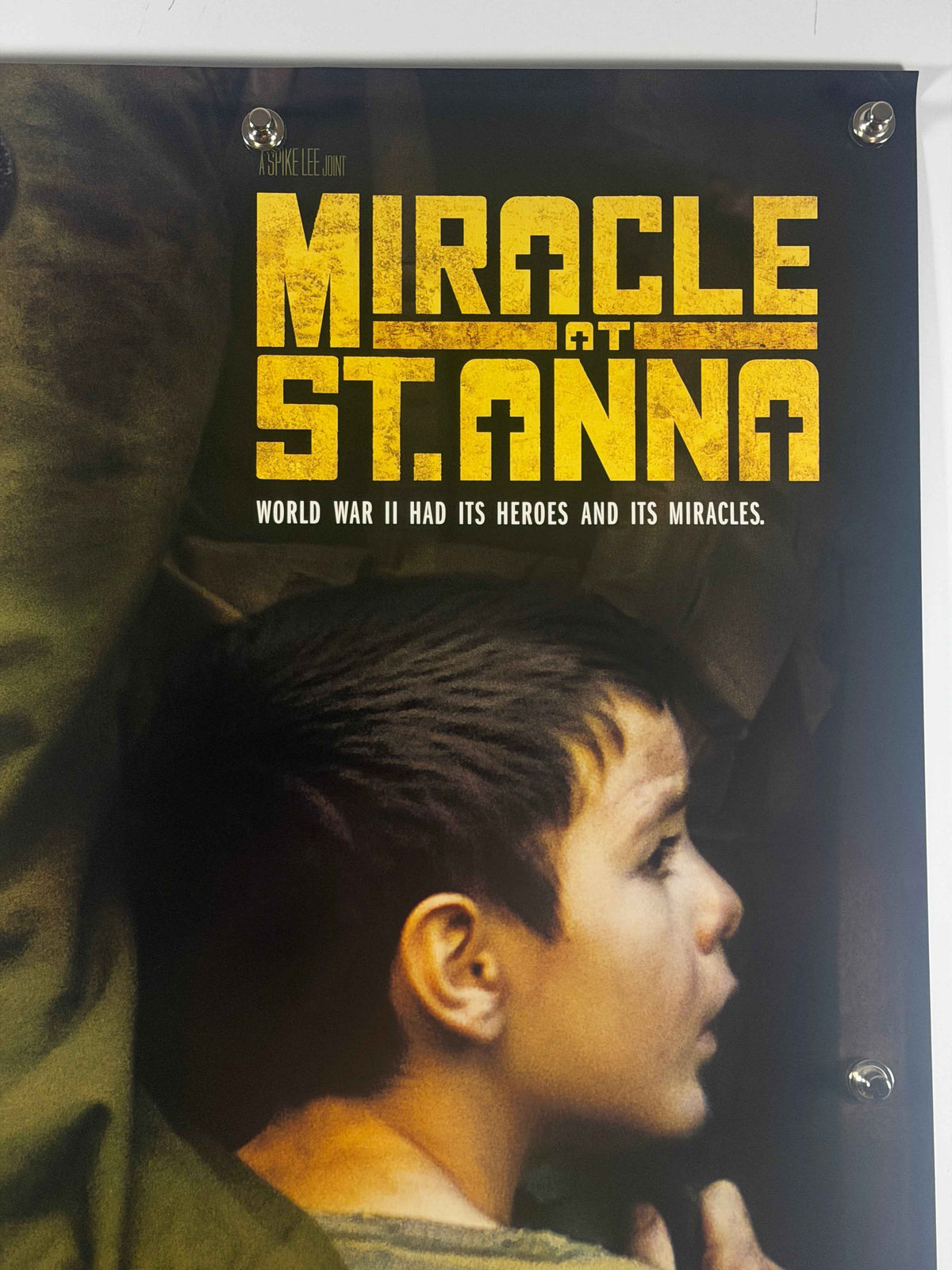 MIRACLE AT ST. ANNA 2008 Original Movie Poster 27x40 DS Rolled Advance Spike Lee WWII