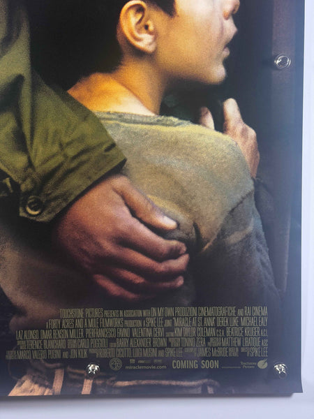 MIRACLE AT ST. ANNA 2008 Original Movie Poster 27x40 DS Rolled Advance Spike Lee WWII