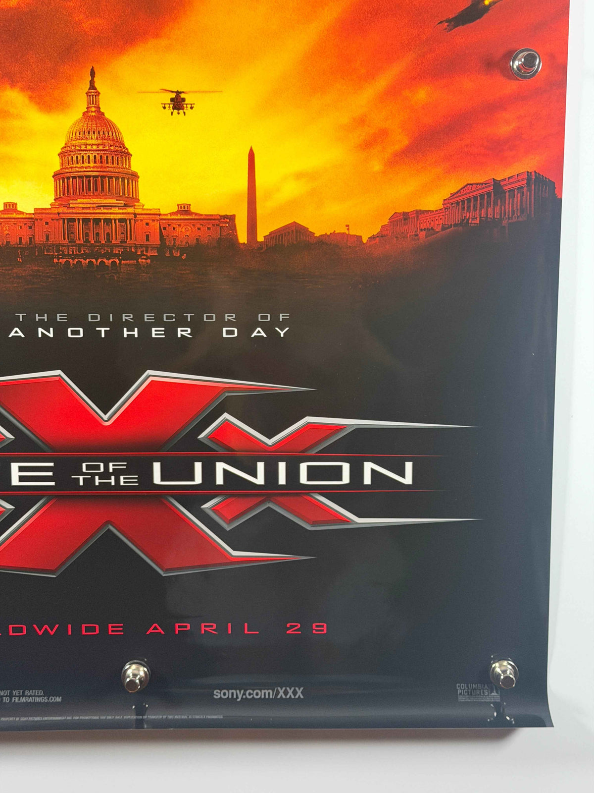 XXX: STATE OF THE UNION 2005 Original Advance Movie Poster 27x40 Rolled Poster Ice Cube