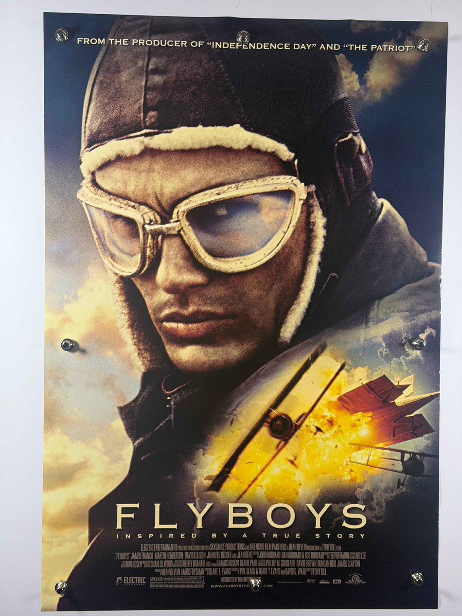 FLYBOYS 2006 Original Movie Poster 27x40 Rolled DS James Franco WWI Aviation Film