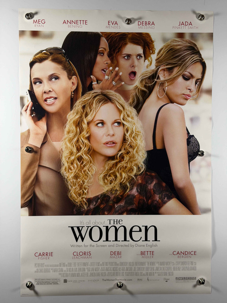 THE WOMEN 2008 Original Movie Poster 27x40 DS Rolled Meg Ryan Eva Mendes