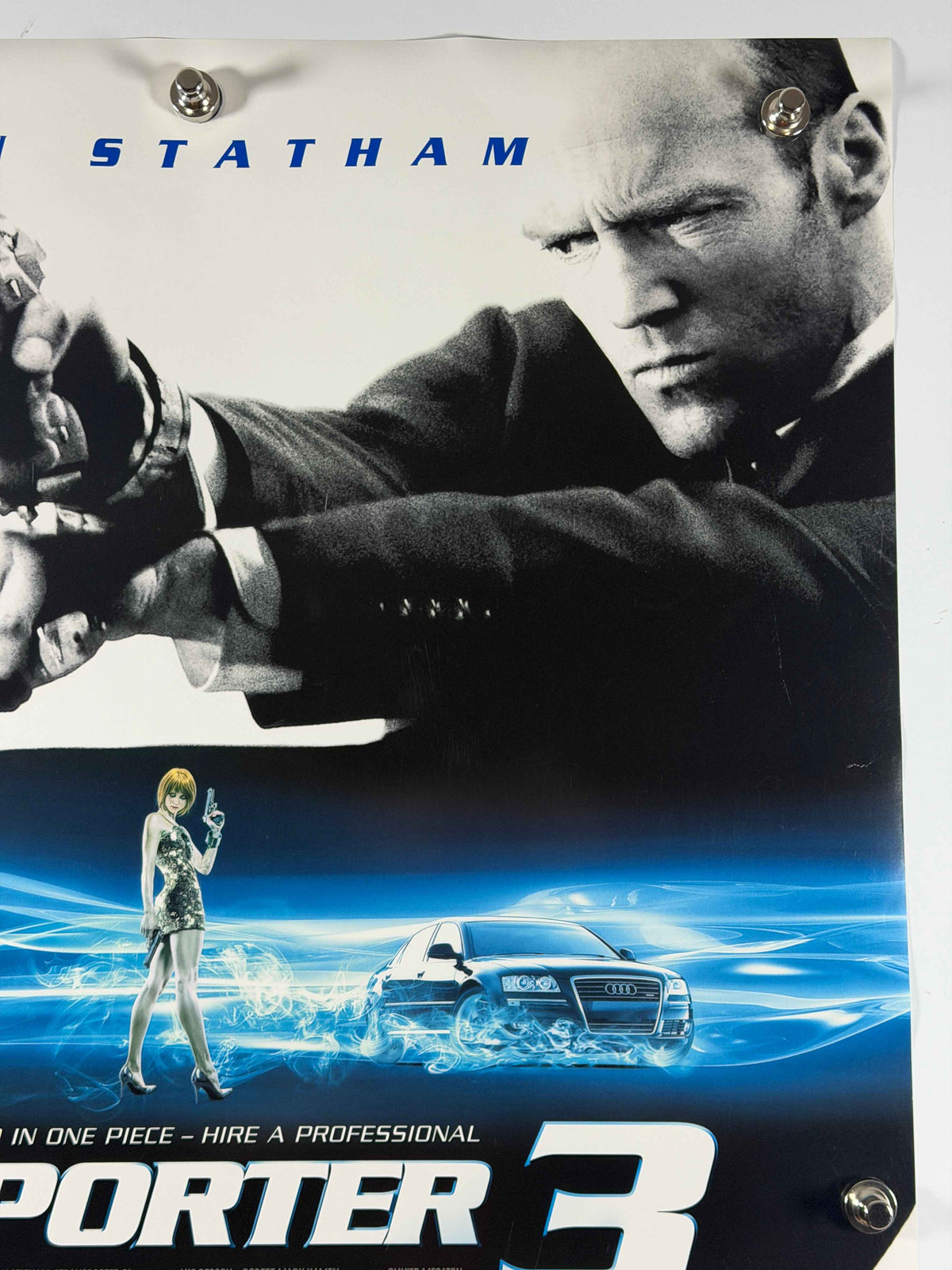 TRANSPORTER 3 2008 Original Movie Poster 27x40 DS Rolled Jason Statham