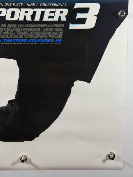 TRANSPORTER 3 2008 Original Movie Poster 27x40 DS Rolled Jason Statham