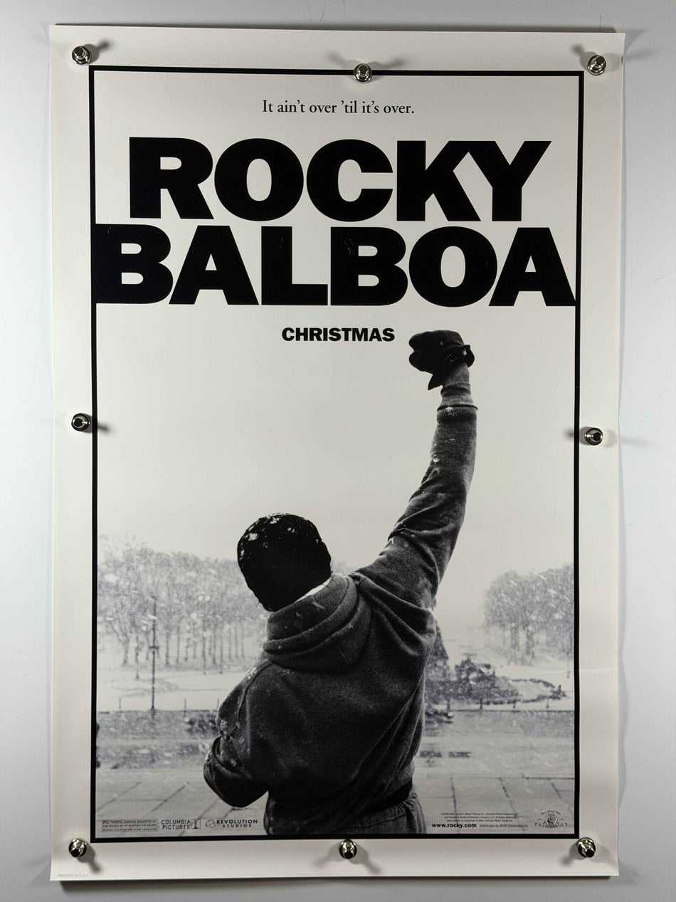 ROCKY BALBOA 2006 Original Movie Poster 27x40 DS Rolled Christmas Advance Sylvester Stallone