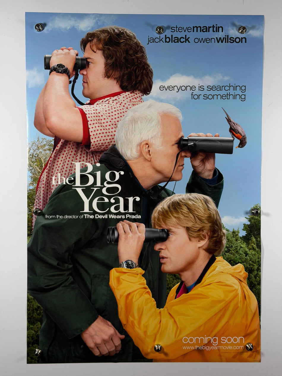 THE BIG YEAR 2011 Original Movie Poster 27x40 SS Rolled Poster Steve Martin Jack Black Owen Wilson