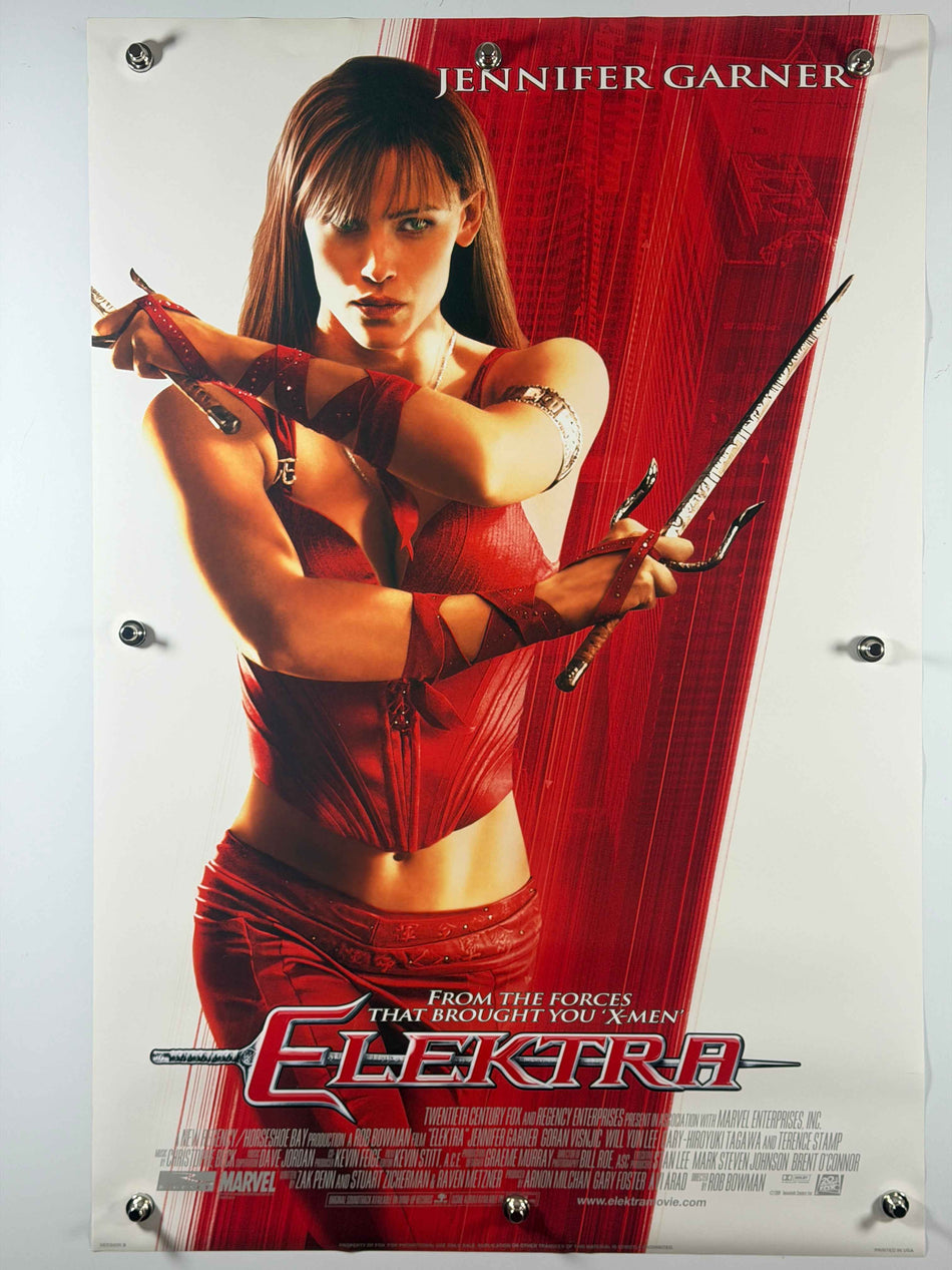 ELEKTRA 2005 Original Movie Poster 27x40 DS Rolled Poster Version B Jennifer Garner Marvel