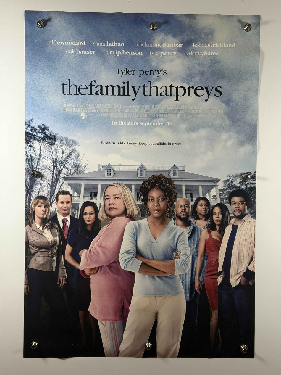 THE FAMILY THAT PREYS 2008 Original Movie Poster 27x40 DS Rolled Tyler Perry Alfre Woodard