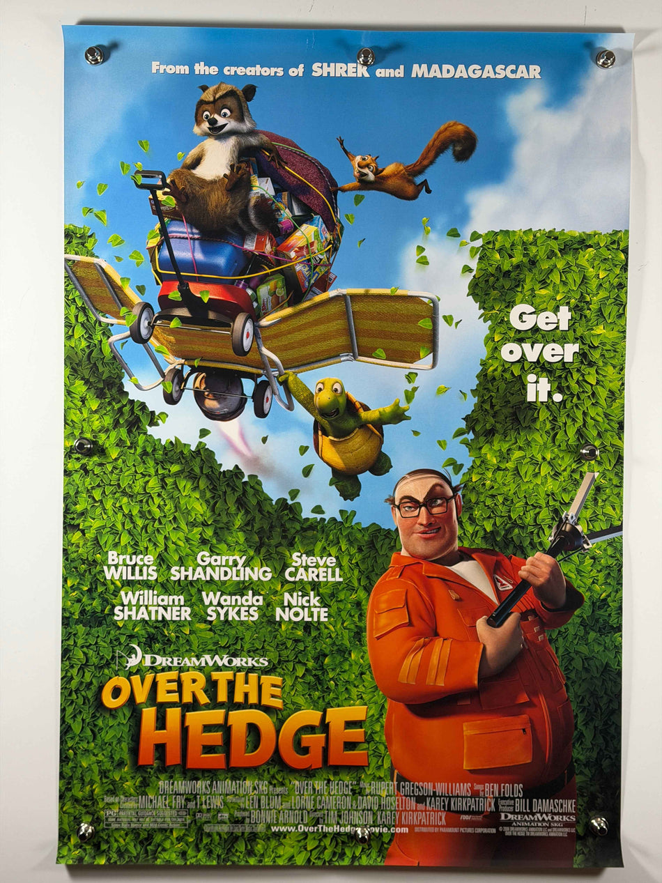 OVER THE HEDGE 2006 Original Movie Poster 27x40 DS Rolled DreamWorks Animation Bruce Willis
