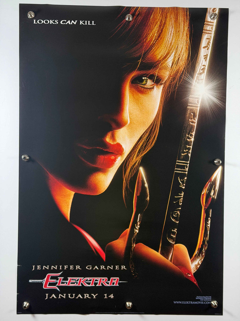 ELEKTRA 2005 Original Movie Poster 27x40 DS Rolled Jennifer Garner Marvel