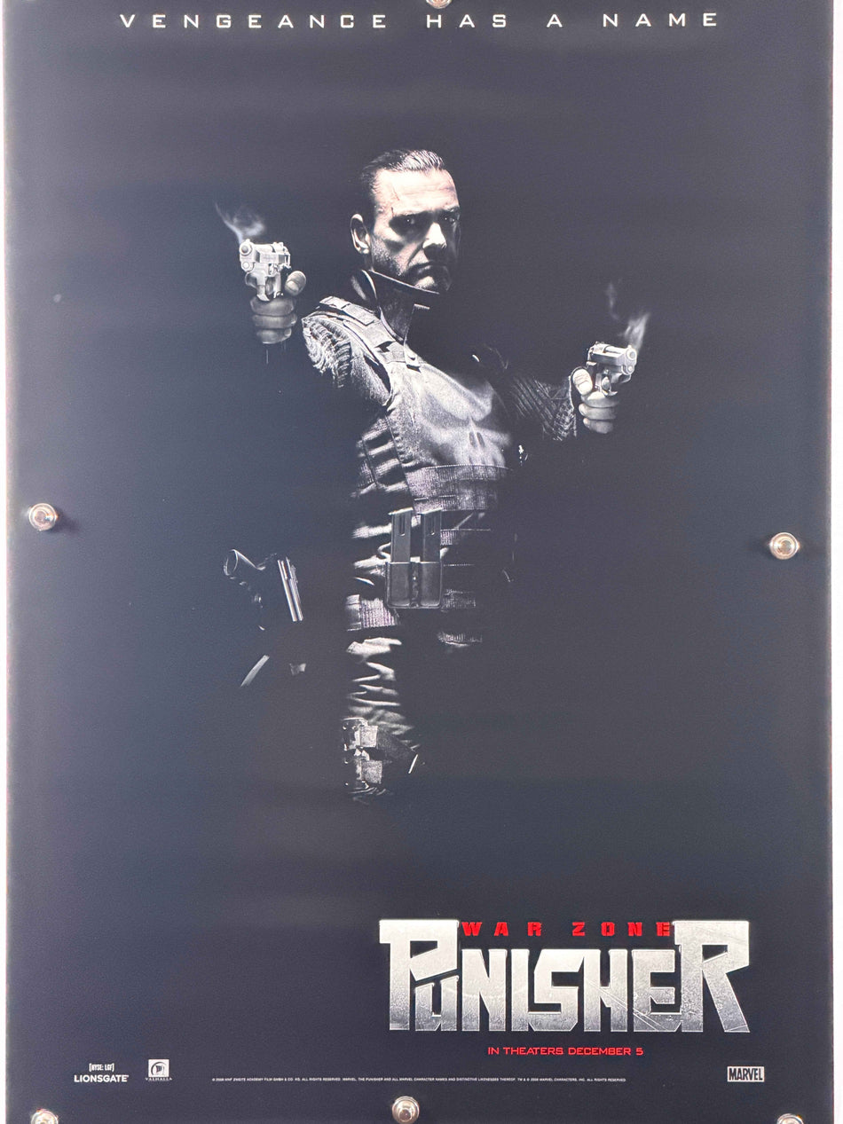 PUNISHER WAR ZONE 2008 Original Movie Poster 27x40 DS Rolled Poster Ray Stevenson Marvel