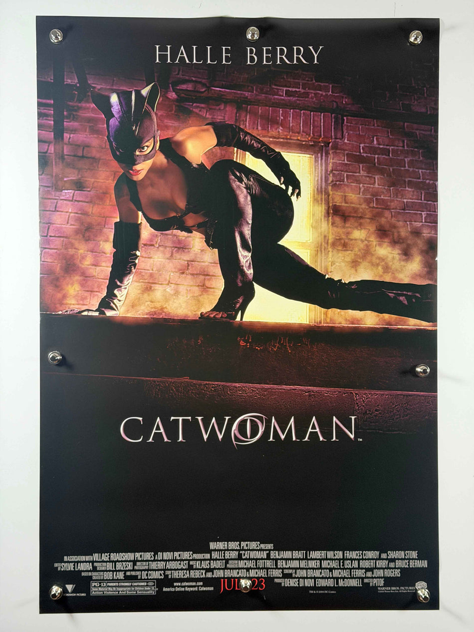 CATWOMAN 2004 Original Movie Poster 27x40 DS Rolled Halle Berry DC Comics