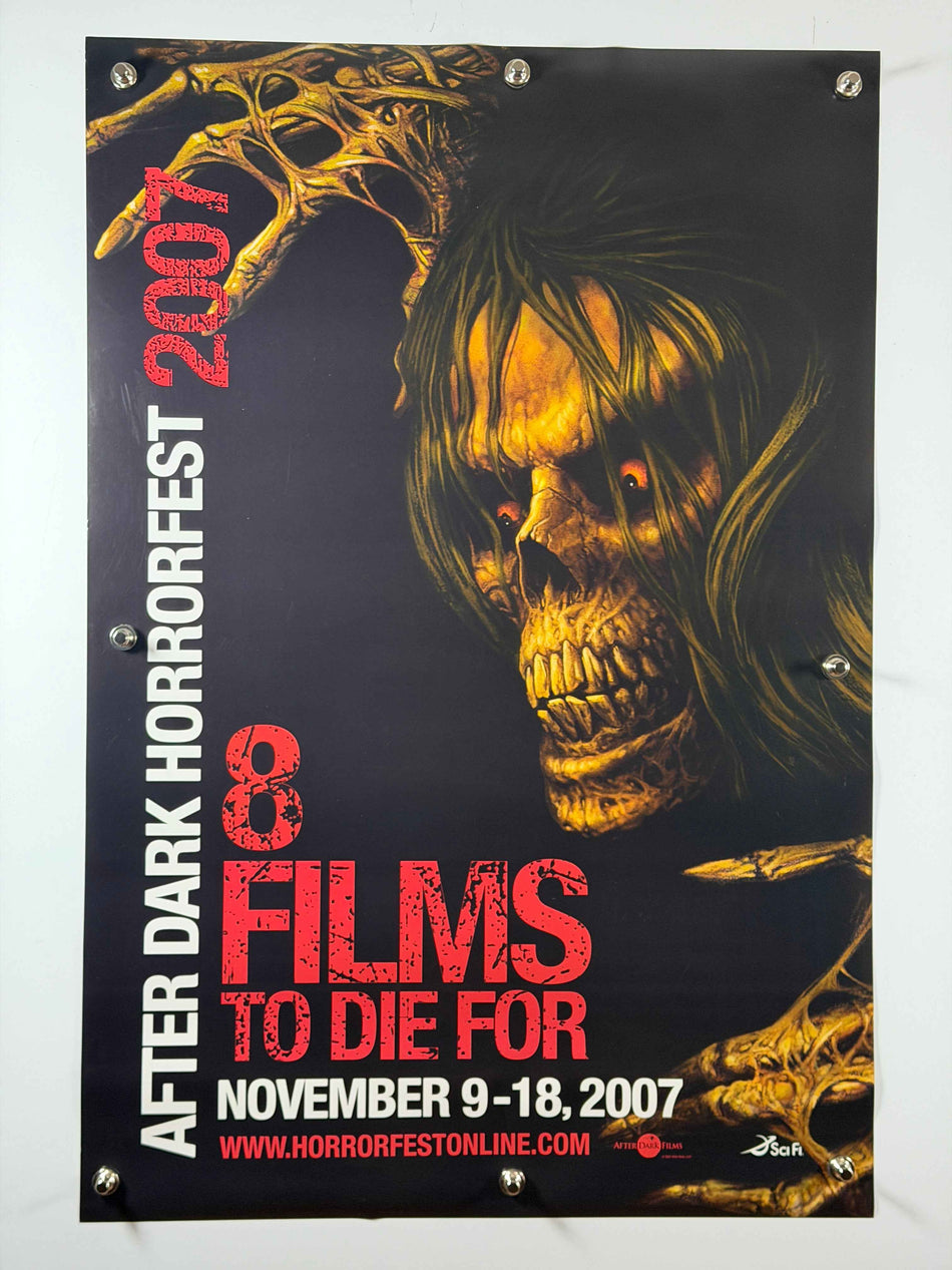 AFTER DARK HORRORFEST 2007 8 FILMS TO DIE FOR Original Movie Poster 27x40 SS Rolled Horror Festival