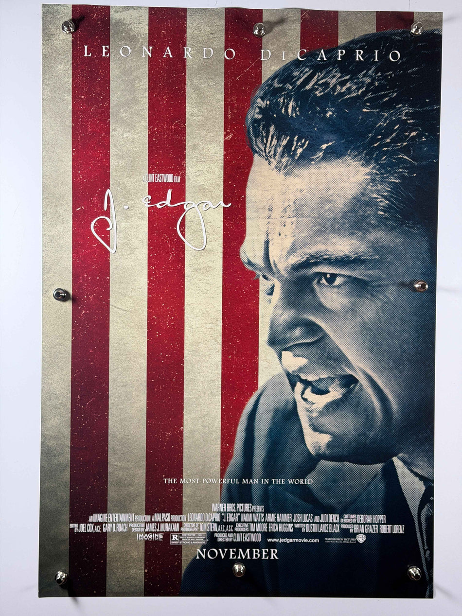 J. EDGAR 2011 Original Movie Poster 27x40 DS Rolled Leonardo DiCaprio Clint Eastwood