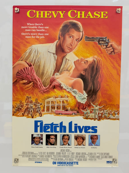 FLETCH LIVES Home Video poster - exact item front