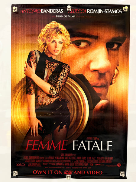 FEMME FATALE Home Video poster - exact item front
