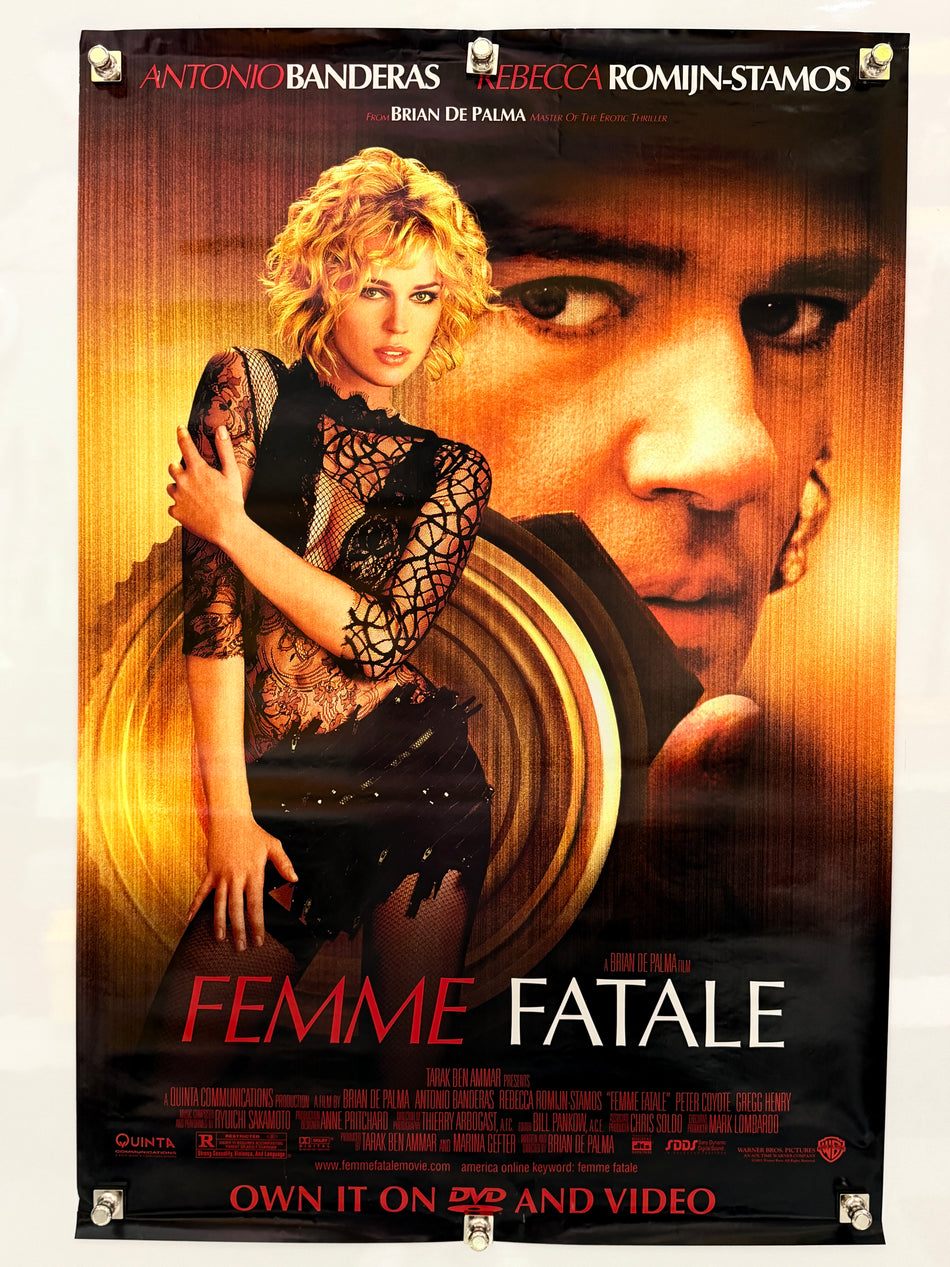 FEMME FATALE Home Video poster - exact item front