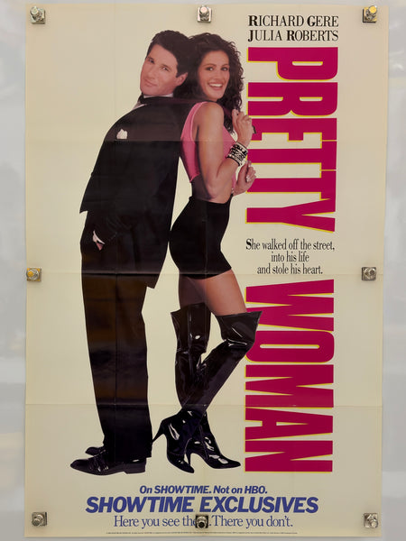 PRETTY WOMAN Showtime Promotional poster - exact item front