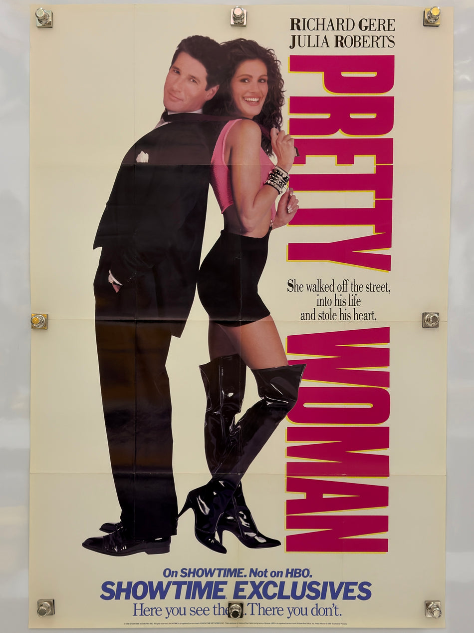 PRETTY WOMAN Showtime Promotional poster - exact item front